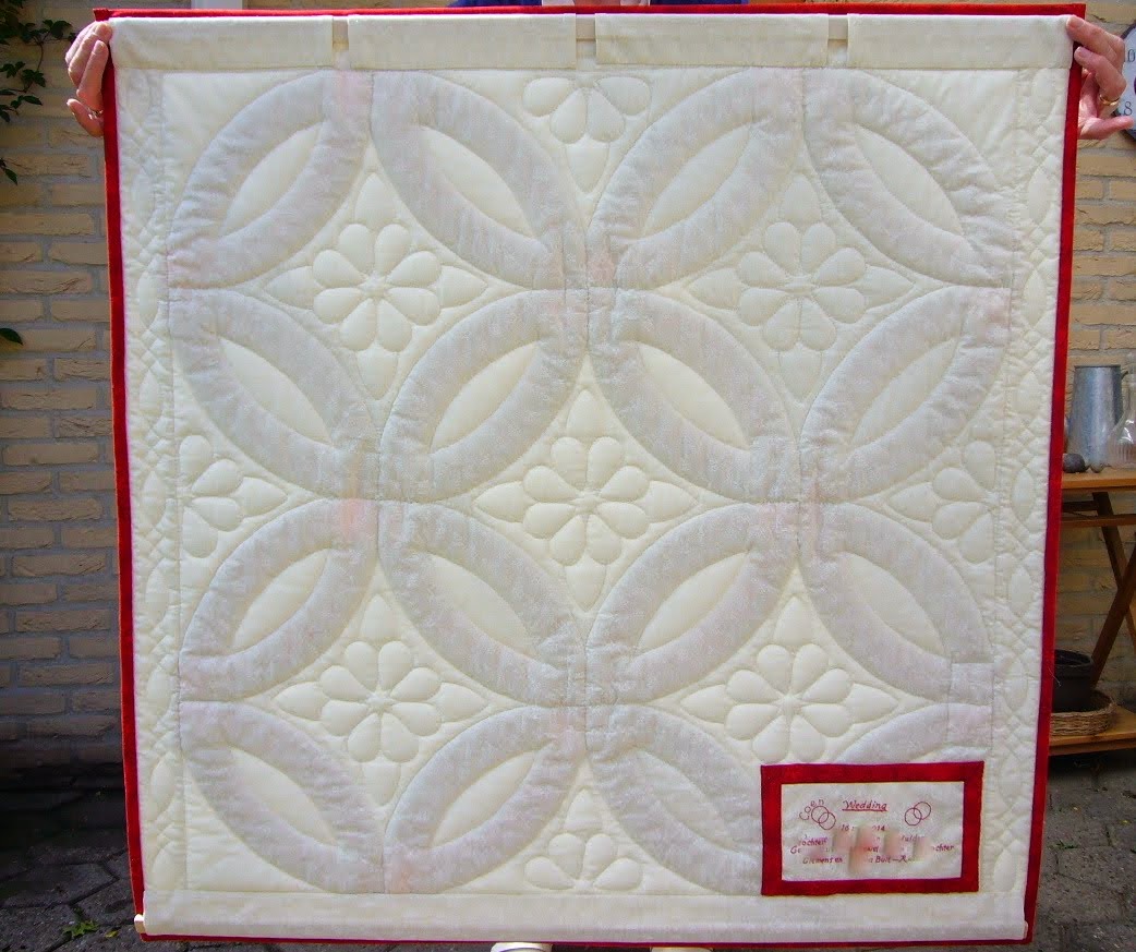 Achterkant wedding quilt