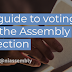 A guide to voting in the Assembly Election