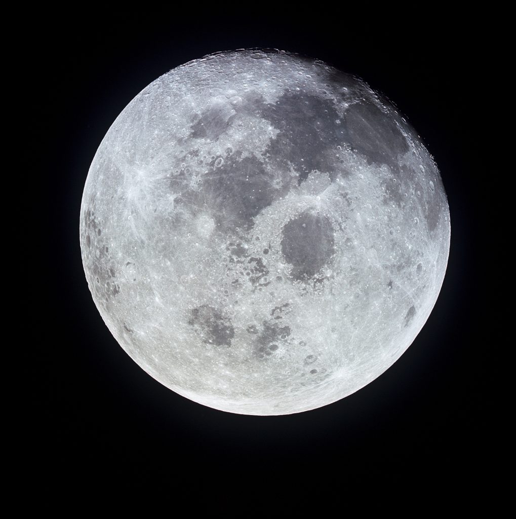 Full Moon Photographed From Apollo 11 Spacecraft