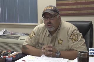 Letcher County Ky Sheriff Shawn M. Stines. Here is a cutline: In this screenshot provided by WYMT-TV, Letcher County Sheriff Shawn M. Stines is shown during an interview in Whitesburg, Ky., on Aug. 14, 2024. (WYMT-TV via AP)