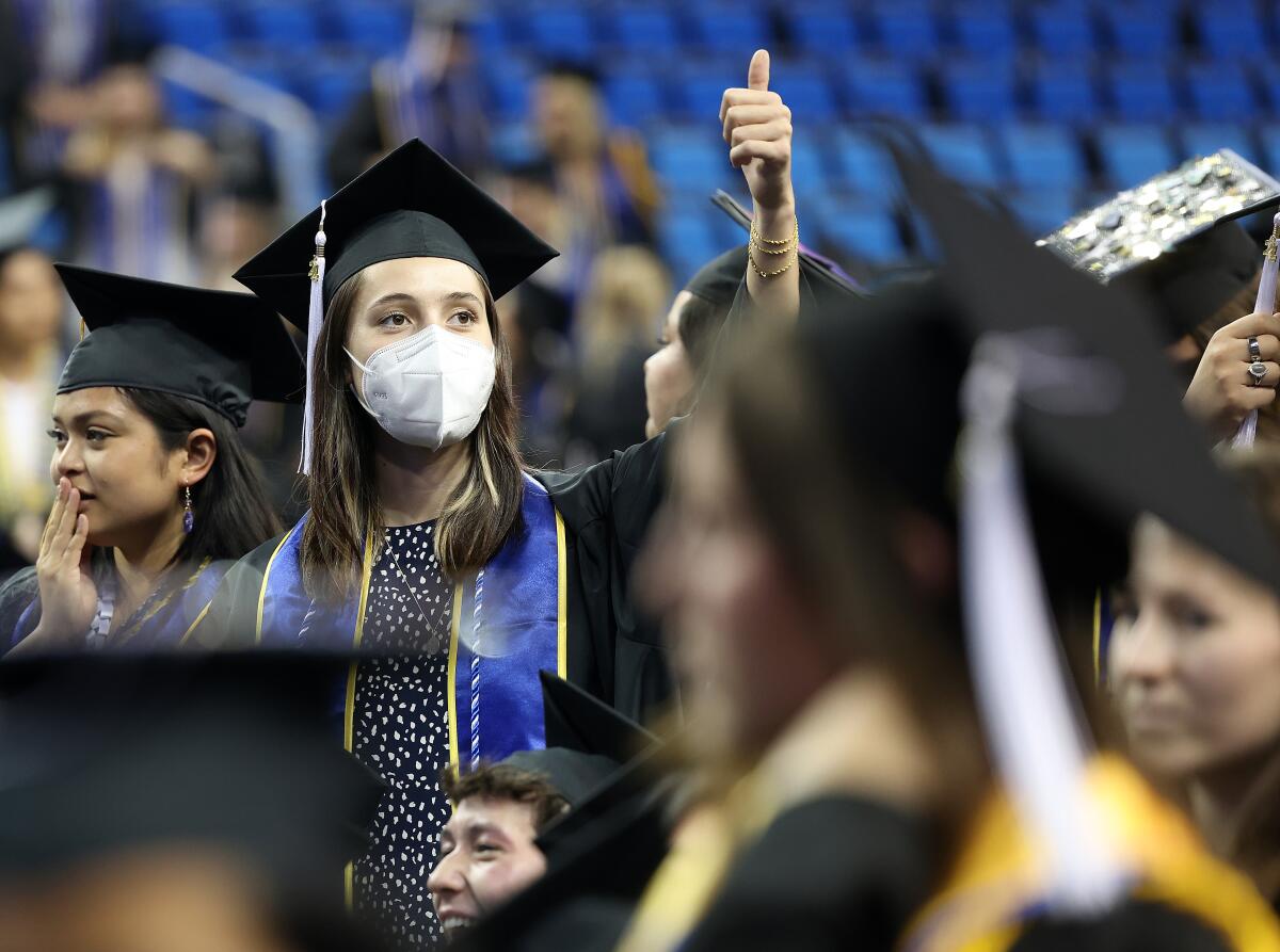 WESTWOOD-CA-JUNE 14, 2024: Graduates at the 