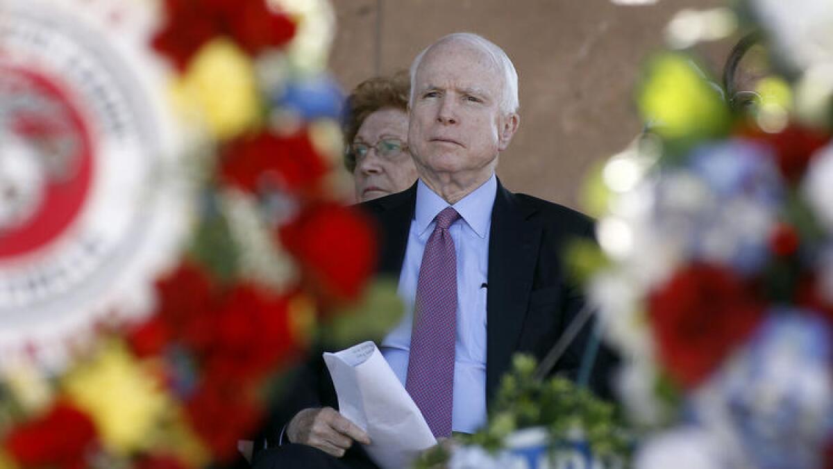 “We need to get to the bottom of this," said Sen. John McCain.