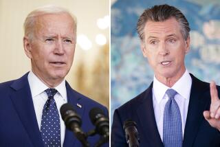 President Biden and California Gov. Gavin Newsom.