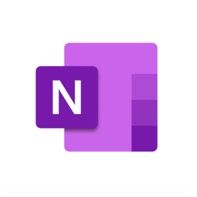 Microsoft OneNote icon.