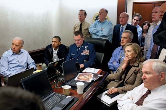 U.S. government officials during the Osama bin Laden mission