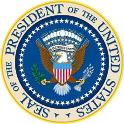 Bald eagle: presidential seal