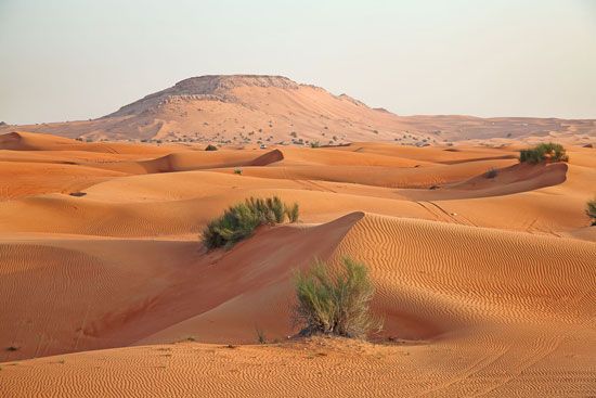 Saudi Arabia: desert landscape