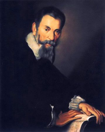 Strozzi, Bernardo: portrait of Claudio Monteverdi