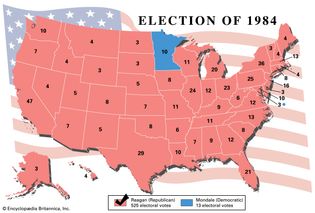 American presidential election, 1984