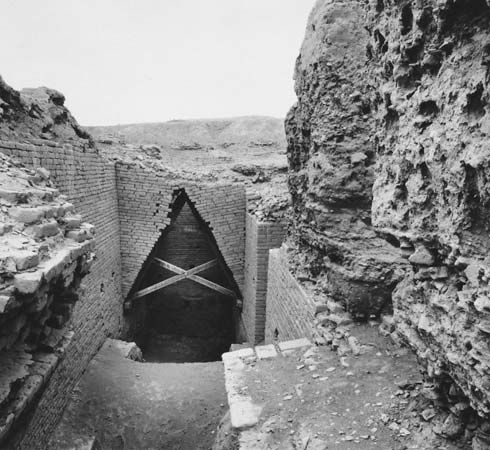 entrance to tomb chamber of Ur-nammu