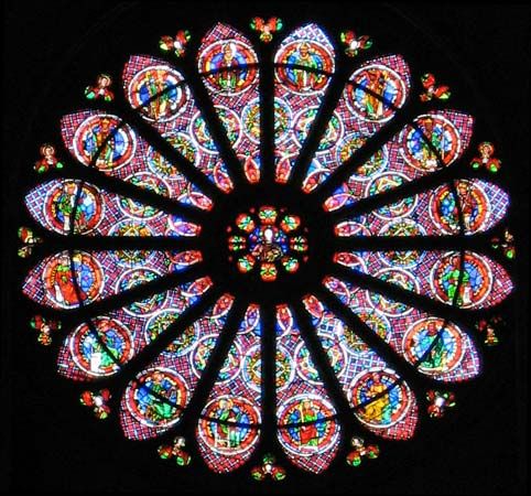 Reims Cathedral: rose window