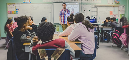 Image of kids in classroom