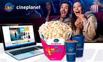 CINEPLANET: 2 entradas  2D + 2 bebidas grandes + Pop corn gigante. Lunes a Domingo