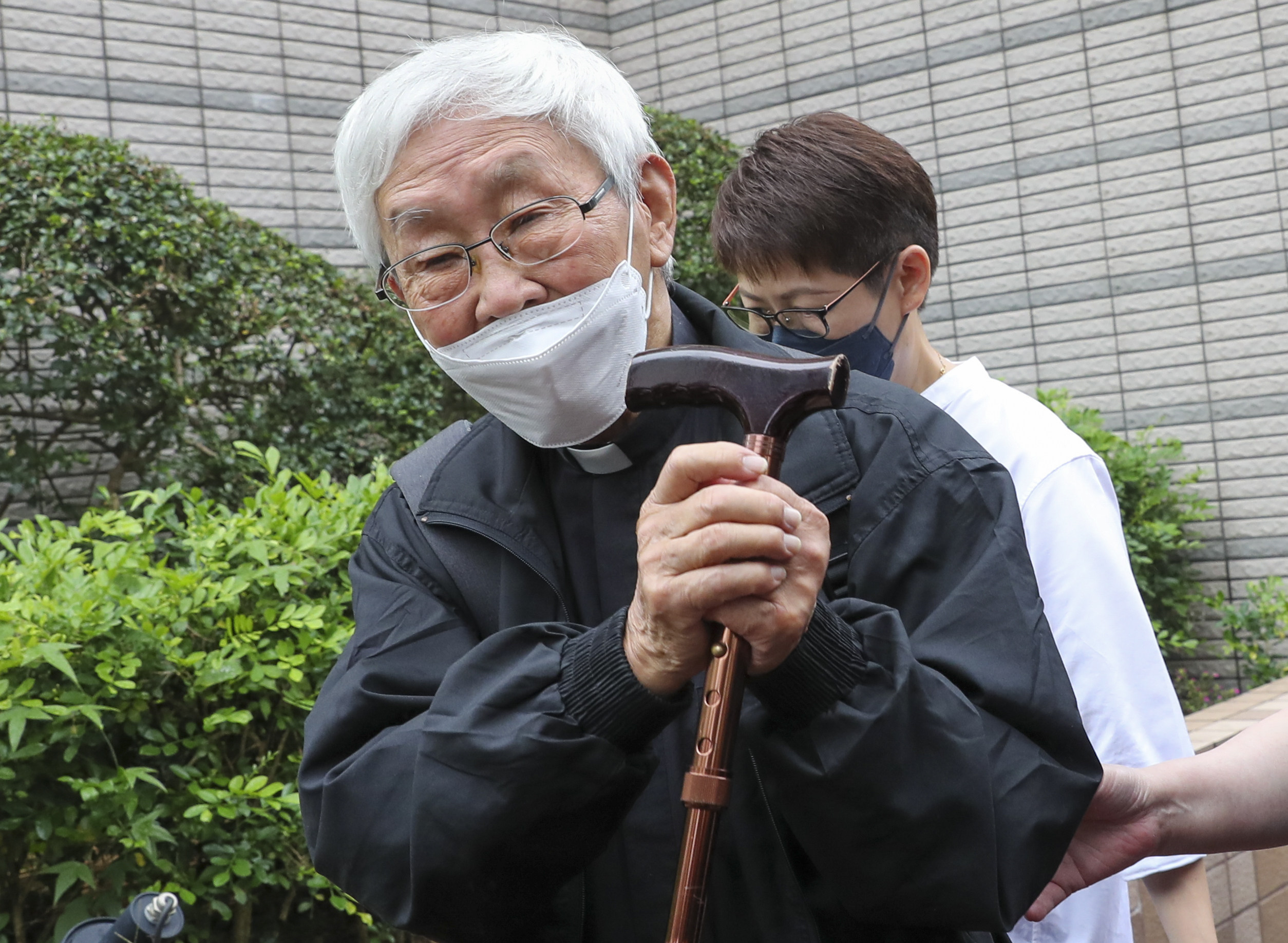 Cardinal Joseph Zen heads to an appearance in court earlier this year. Photo: Sam Tsang