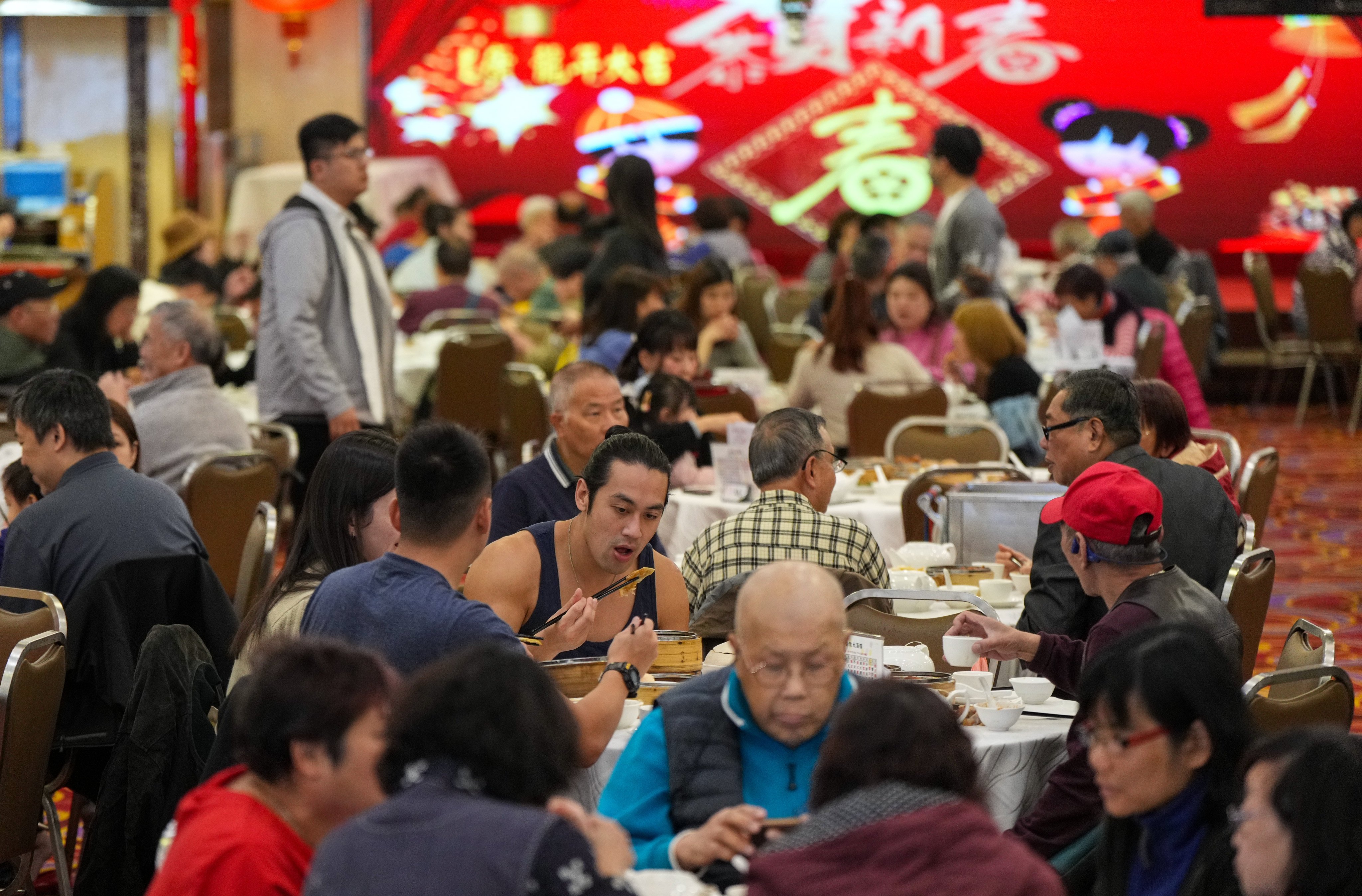 London restaurant in Mong Kok, serving Lunar New Year diners. Photo: Eugene Lee