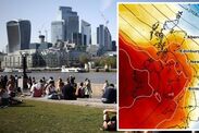 new uk weather maps show exact dates spanish plume
