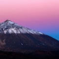 Eclipse de Luna 15 de abril de 2014, Luna sobre el Teide