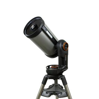 celestron nexstar evolution 9.25 on a white background