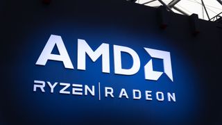 Logos for AMD Radeon and AMD Ryzen