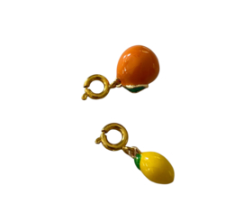 Bybjor Lemon & Orange Charm Set