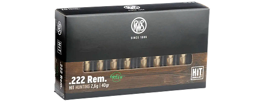 RWS .222 Rem. HIT 2,6g./40grs.