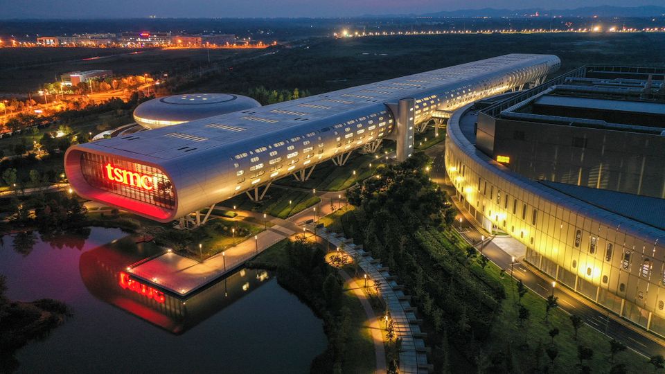 TSMC-Halbleiterfabrik im chinesischen Nanjing