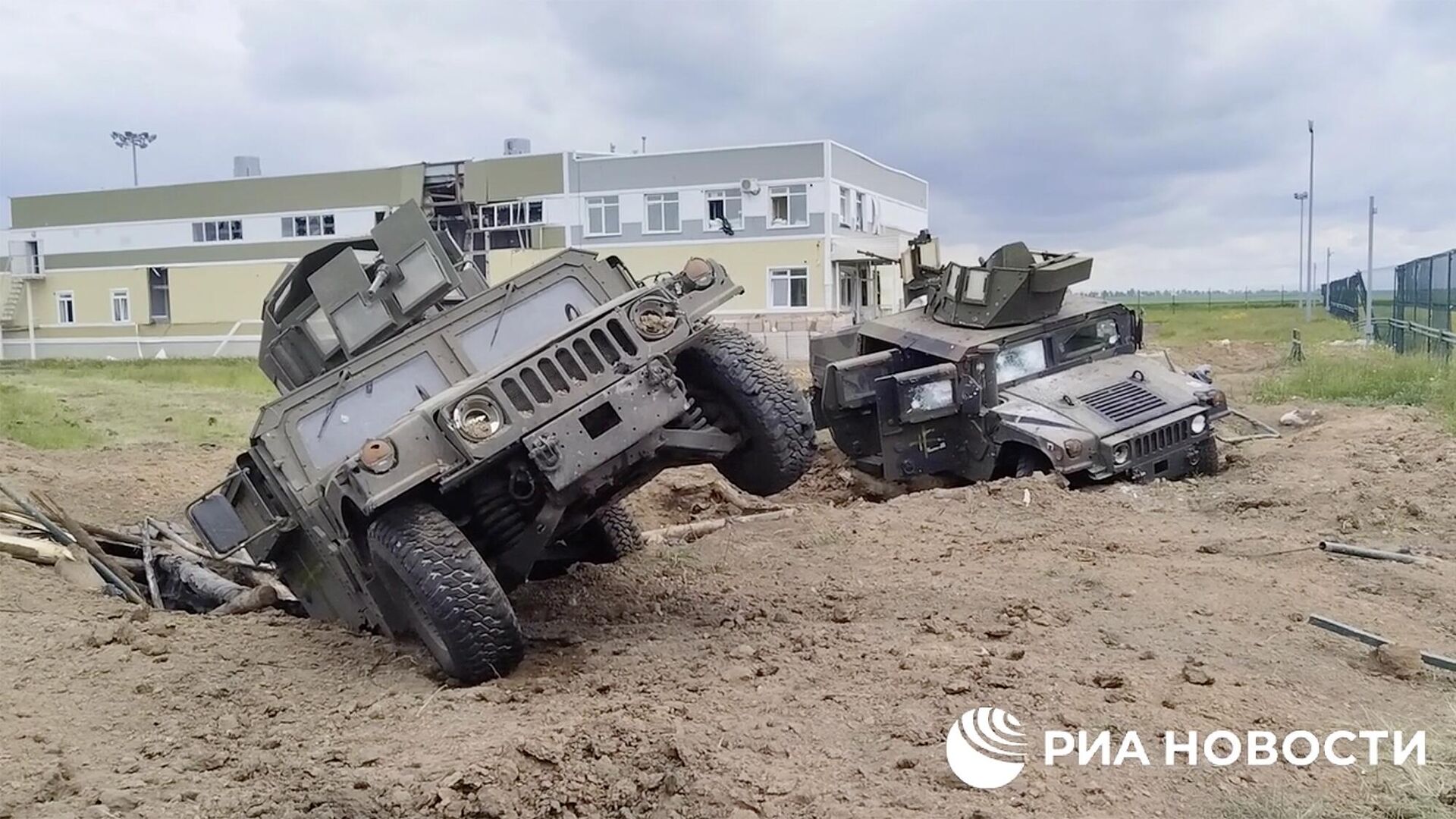 Поврежденная техника на месте уничтожения ДРГ в Белгородской области - РИА Новости, 1920, 23.05.2023