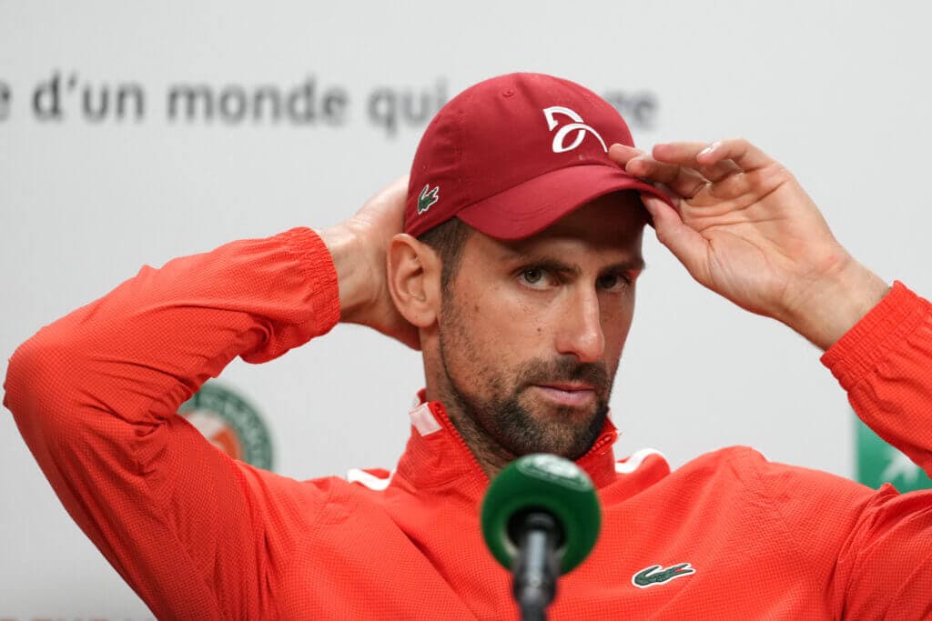 Novak Djokovic unsure if he will play French Open quarter-final, blames knee injury on court conditions