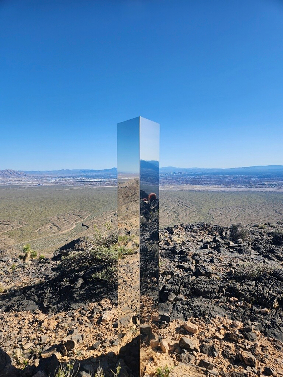 Rätselhafter Monolith in Gebirge nahe Las Vegas entdeckt