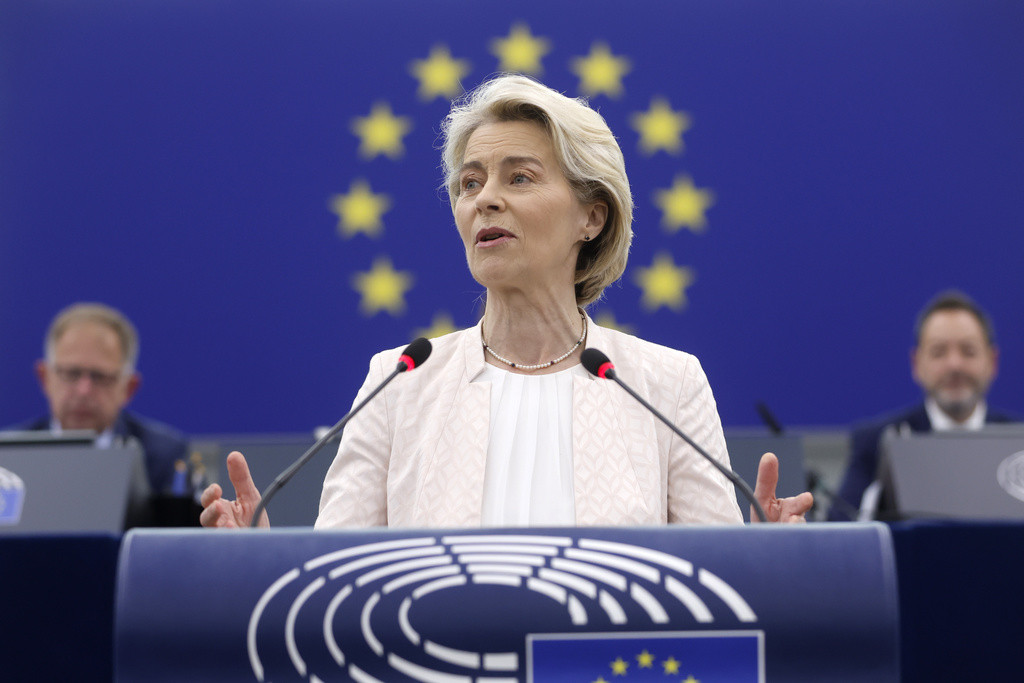 La présidente de la Commission européenne Ursula Von der Leyen
