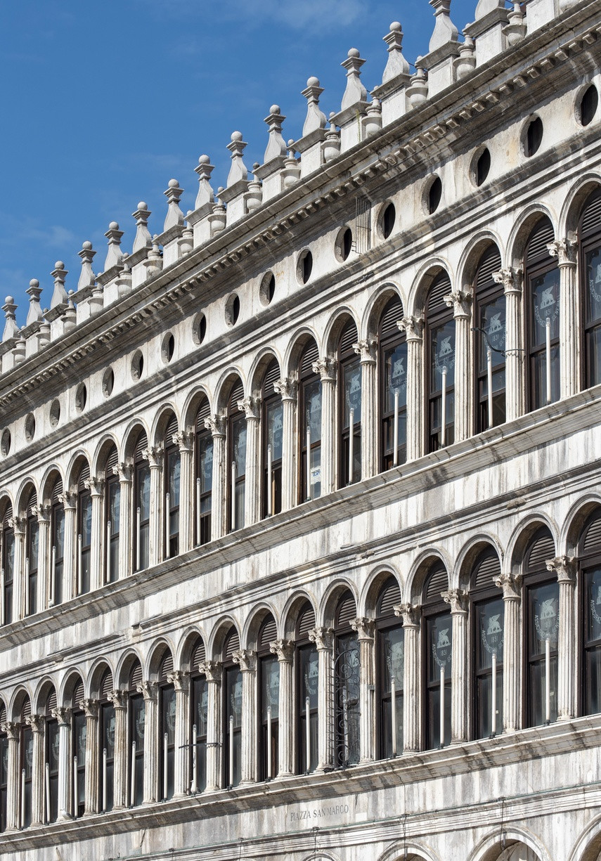 Procuratie Vecchie, Alte Staatsanwaltschaften, Gebaeude von Bartolomeo Bon, Piazza San Marco, Markusplatz, Venedig, Italien Procuratie Vecchie, Old procuracies, building by Bartolomeo Bon, Piazza San Marco, St Mark's Square, Venice, Italy (KEYSTONE/imageBROKER/PETR SVARC)