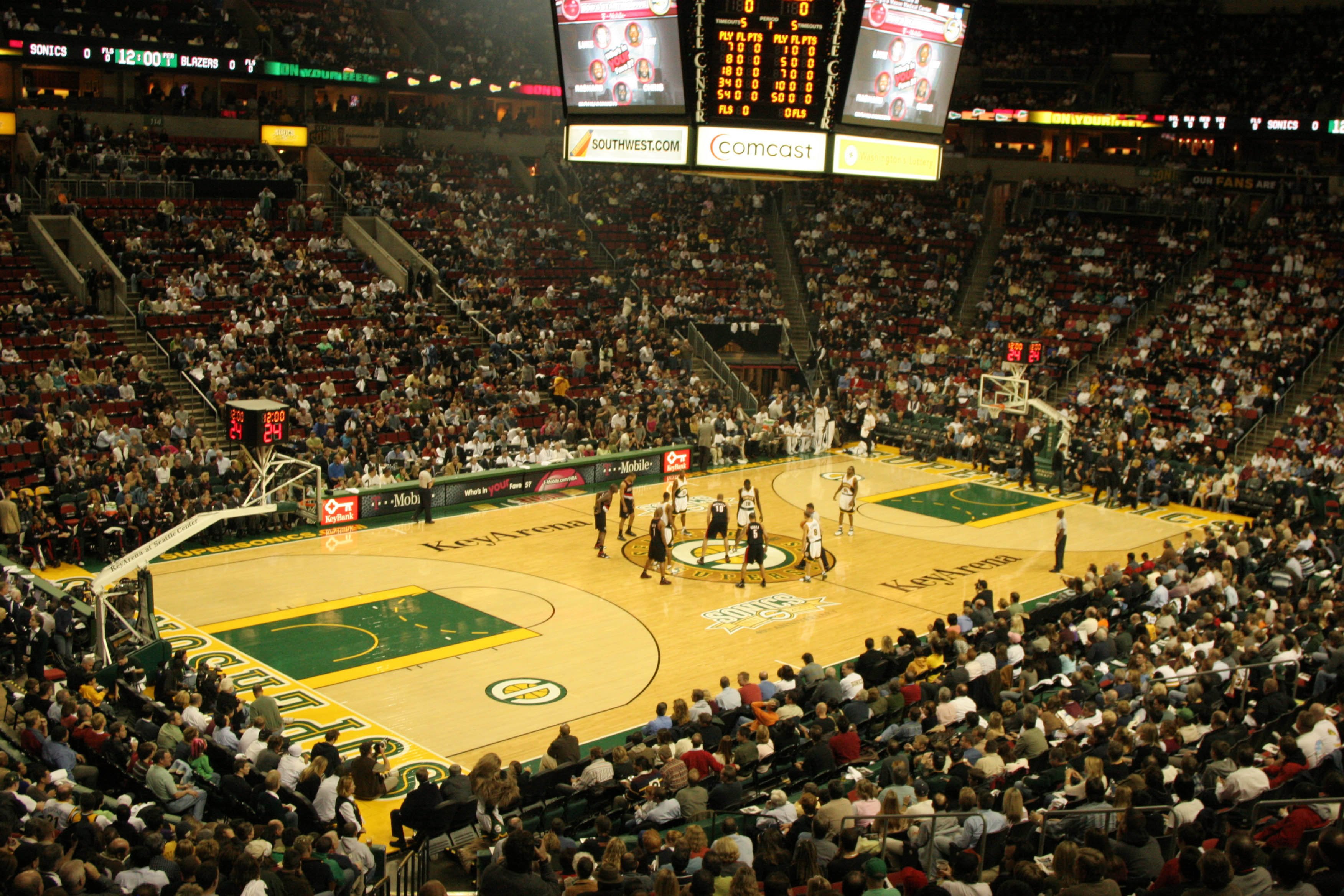 Portland Trail Blazers v Seattle SuperSonics