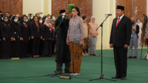 Komjen Nana Sudjana Resmi Dilantik sebagai Inspektur Utama DPR
