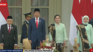 Presiden Jokowi Lantik 833 Perwira Remaja TNI dan Polri di Istana Negara