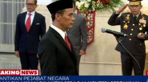 Presiden Jokowi Lantik Amran Sulaiman jadi Menteri Pertanian Lagi