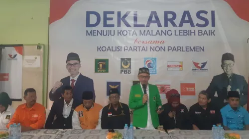 9 Partai Non Parlemen di Kota Malang Deklarasi Bentuk Koalisi untuk Pilkada