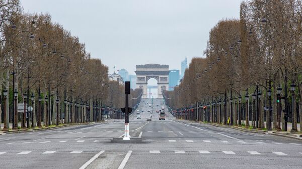 Situation in Paris in connection with the coronavirus pandemic - Sputnik International