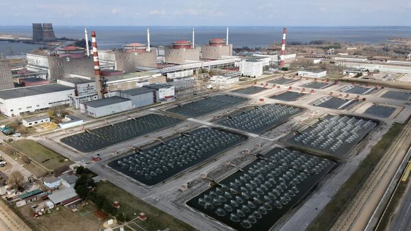 Zaporozhye NPP cooling pools. - Sputnik International