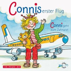 Connis erster Flug / Conni geht zum Zahnarzt (Meine Freundin Conni - ab 3), 1 Audio-CD