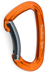 Aluminium Karabiner (Farbe: orange)