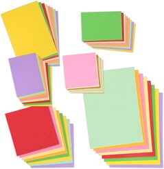 Jumbo-Set Bastelpapier / Tonpapier-Mix bunt (240 Blatt)