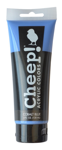 Cheep! Acrylic Paint 4oz Tube Cobalt Blue