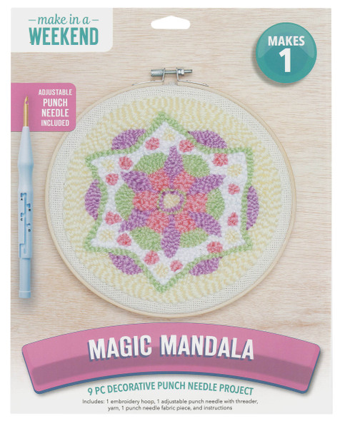 Leisure Arts Kit Punch Needle Mandala