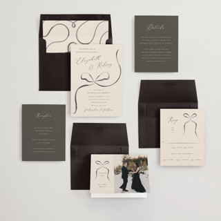 Tuxedo color: Invitation Suite