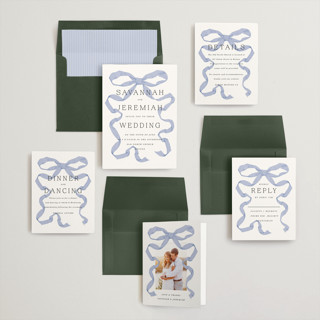 Bluebell color: Invitation Suite