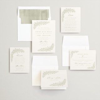 Leaf color: Invitation Suite