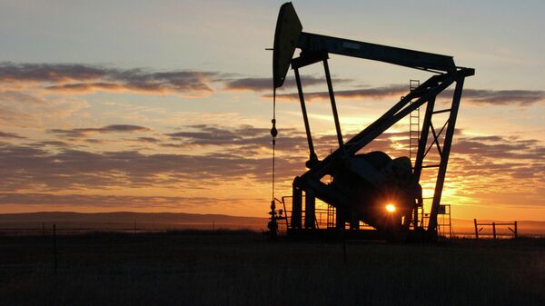 Добыча нефти в Бейнвилле, штат Монтана, США