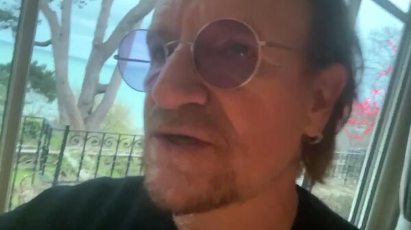 Скриншот видео из Instagram U2 