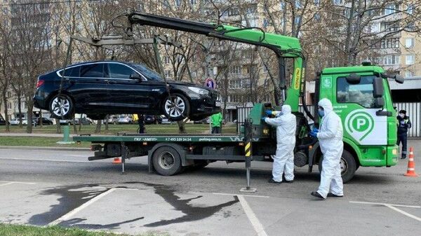 Задержание жителя Москвы, нарушившего карантин