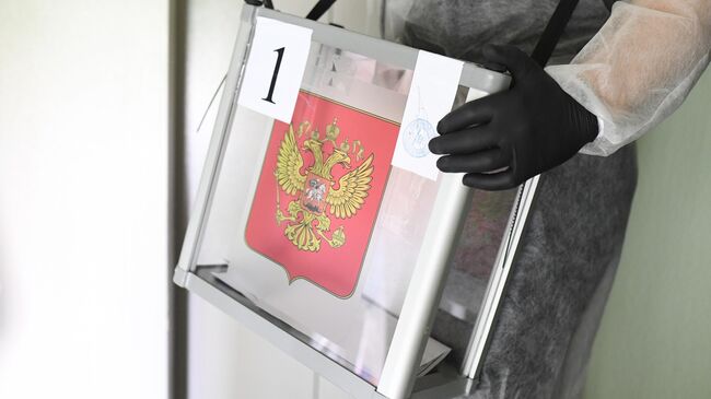 Выездное голосование по вопросу одобрения изменений в Конституцию России в Москве